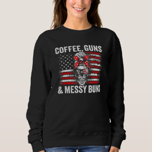 Sweatshirt Armes à café et armes à feu Messy Pro Gun Femmes C