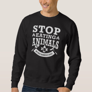 Sweatshirt Arrêtez de manger des animaux