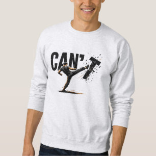 Sweatshirt Arrêtez de vous battre Arts martiaux Boxe pieds-po
