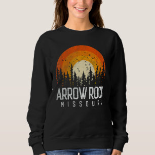 Sweatshirt Arrow Rock Missouri MO Rétro Vintage 70s 80s 90s