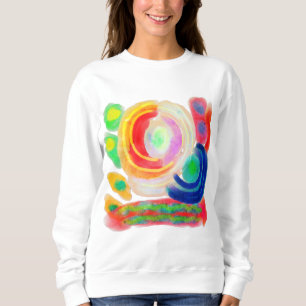 Sweatshirt Art Abstrait coloré et original à porter