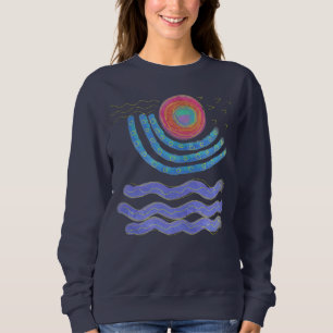 Sweatshirt Art Abstrait original à porter