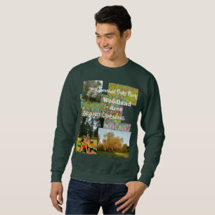Sweatshirt Art abstrait Parc Thousand Oaks zone boisée San