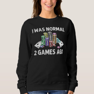 Sweatshirt Art de poker cool pour hommes femmes parier jeux d