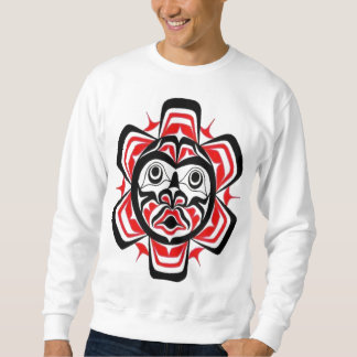 Sweatshirt Art tribal le monde incivilisé