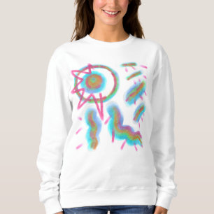 Sweatshirt Art wearable abstrait original