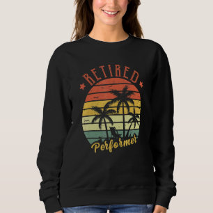 Sweatshirt Artiste à la retraite Rétro Vintage pour hommes Pa
