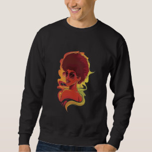 Sweatshirt Artsy Femme Funk Chemise Vintage les années 70 Cos