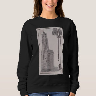 Sweatshirt Ascenseur vintage Dans Un Grattoir Skyscraper Illu