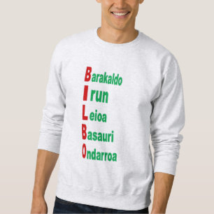 Sweatshirt ash man TOURISM COUNTRY BASQUE