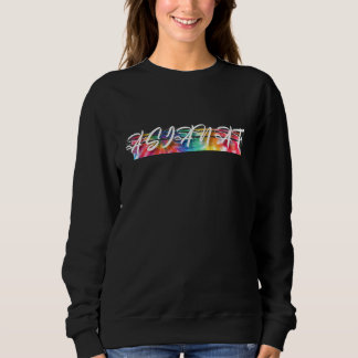Sweatshirt Asiatique Af Tie Dye Cool Inspiré Vintage