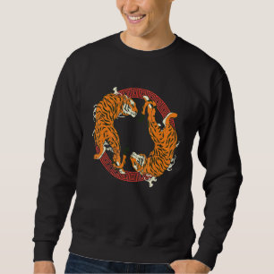 Sweatshirt Asie Tigre Asie Animal Wild Cat Predator Faune