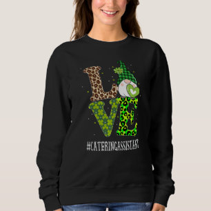 Sweatshirt Assistant de restauration Love Jour de la Saint Pa