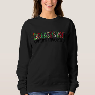 Sweatshirt Assistant de soins Père Noël Favori Elf Matching C