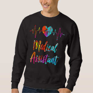 Sweatshirt Assistant Médicale Heartbeat Nursing Hospital Hear