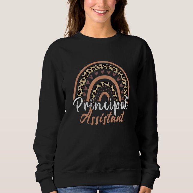 Sweatshirt Assistant principal Arc en arc-en-arc Titre du tra (Devant)