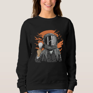 Sweatshirt Astronaute Électricien, Reflet du Soleil Spaceman 