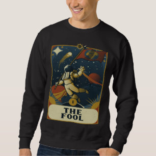 Sweatshirt Astronaute Le Fou Cartomancie Astronomie Carte de