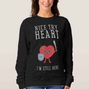 Sweatshirt Attaque Cardiaque Et Maladie Cardiaque Survivant