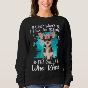 Sweatshirt Attendez Ce Que J'Ai Une Attitude Pas Vraiment Qui