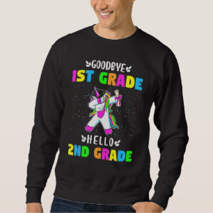 Sweatshirt Au revoir Première Année Bonjour Deuxième Année Un