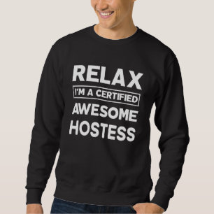 Sweatshirt Auberge Certifiée Awesome Travail Anniversaire Goi