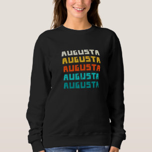 Sweatshirt Augusta Georgia Vintage Ga Retro Collection Amériq