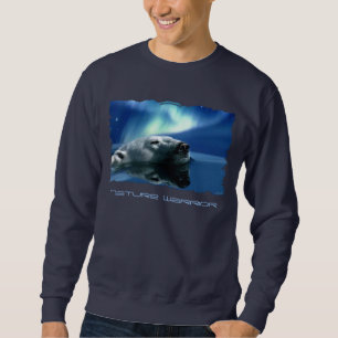 Sweatshirt AURORA RÊVER L'Ours Polaire Chemise à long feutre