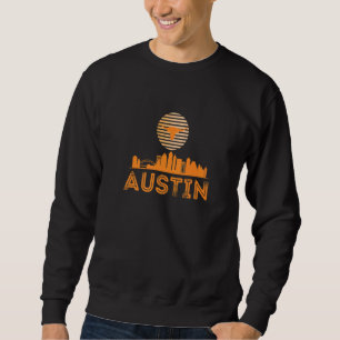 Sweatshirt Austin Texas Vintage Sunset