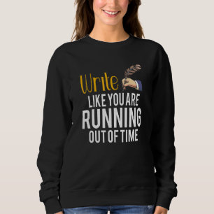 Sweatshirt Auteur Écrivain Literature Livres Bibliothèque