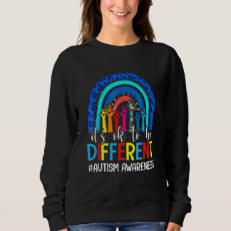 Sweatshirt Autism Aware Acceptance Women Kid Its Ok To Be