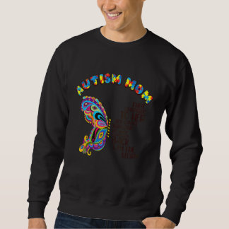 Sweatshirt Autisme Maman Papillon Elle Est Sensibilisation su