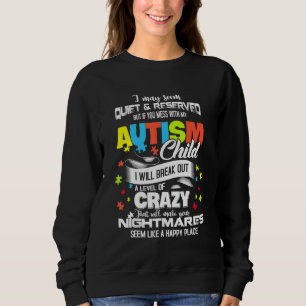 Sweatshirt Autisme Maman Sensibilisation sur l'autisme Puzzle