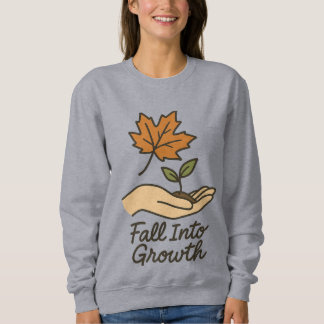 Sweatshirt Automne - Conception de la feuille et des semis