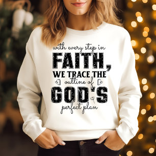 Sweatshirt Avec chaque pas dans la foi