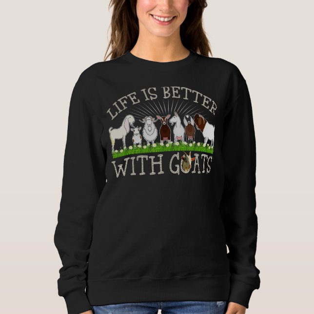 Sweatshirt Avec chèvre (Devant)