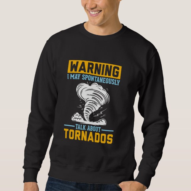 Sweatshirt Avertissement Je Peux Parler Spontanément De Torna (Devant)