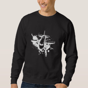 Sweatshirt Aviation Graffiti d'aéronef