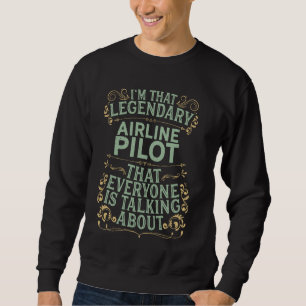 Sweatshirt Avion Aéronautique - Légendaire avion