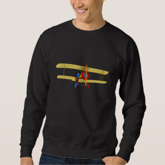 Sweatshirt Avion Pilote Et Biplane