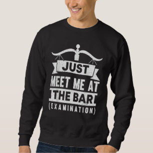Sweatshirt Avocat en cours Juris Diplômé de la faculté de dro