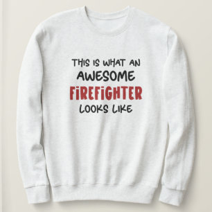 Sweatshirt Awesome pompier Funny pompier