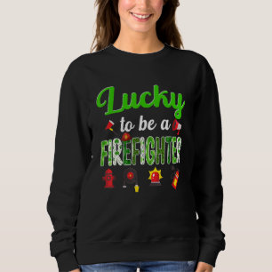Sweatshirt Awesome St Patrick's Day mignonne Feu Feu Amusant
