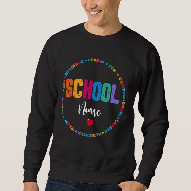 Sweatshirt Back To School Nursi (Devant)