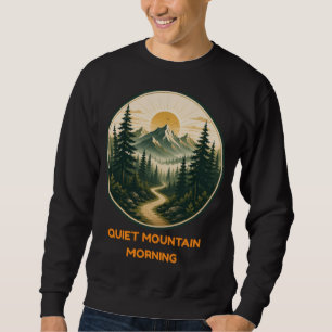 Sweatshirt Badge de la Nature de la Montagne Tranq