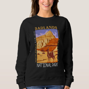 Sweatshirt Badlands National Park South Dakota Vintage