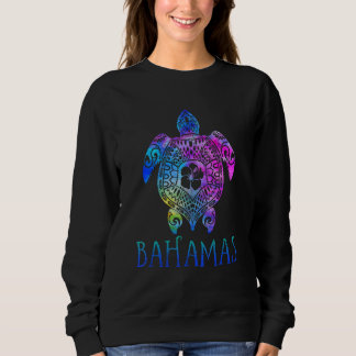 Sweatshirt Bahamas Caribe Tie Dye Sea Turtle Vacation 2022