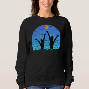 Sweatshirt Baignade synchronisée Artistic Swimmer Retro