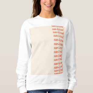 Sweatshirt baisé soleil esthétique mignon moderne