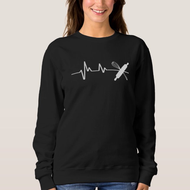 Sweatshirt Baking Heartbeat (Devant)
